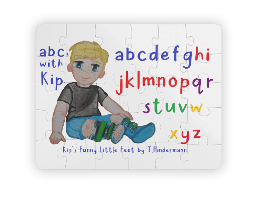 Kip's Funny Little Feet ABCs Puzzle