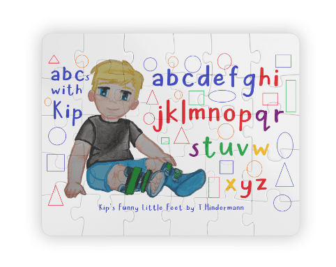 Kip's Funny Little Feet ABCs and Shapes Puzzle